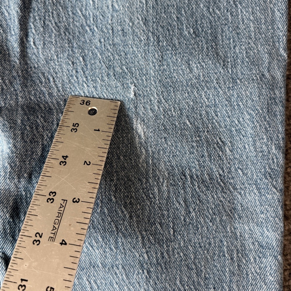 Madewell The High-Rise Slim Boyjean Light Wash Denim Size 24 - Picture 7 of 10